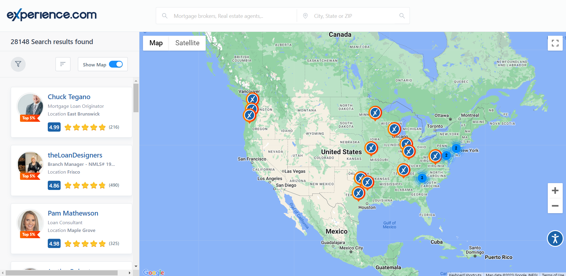 Map Results